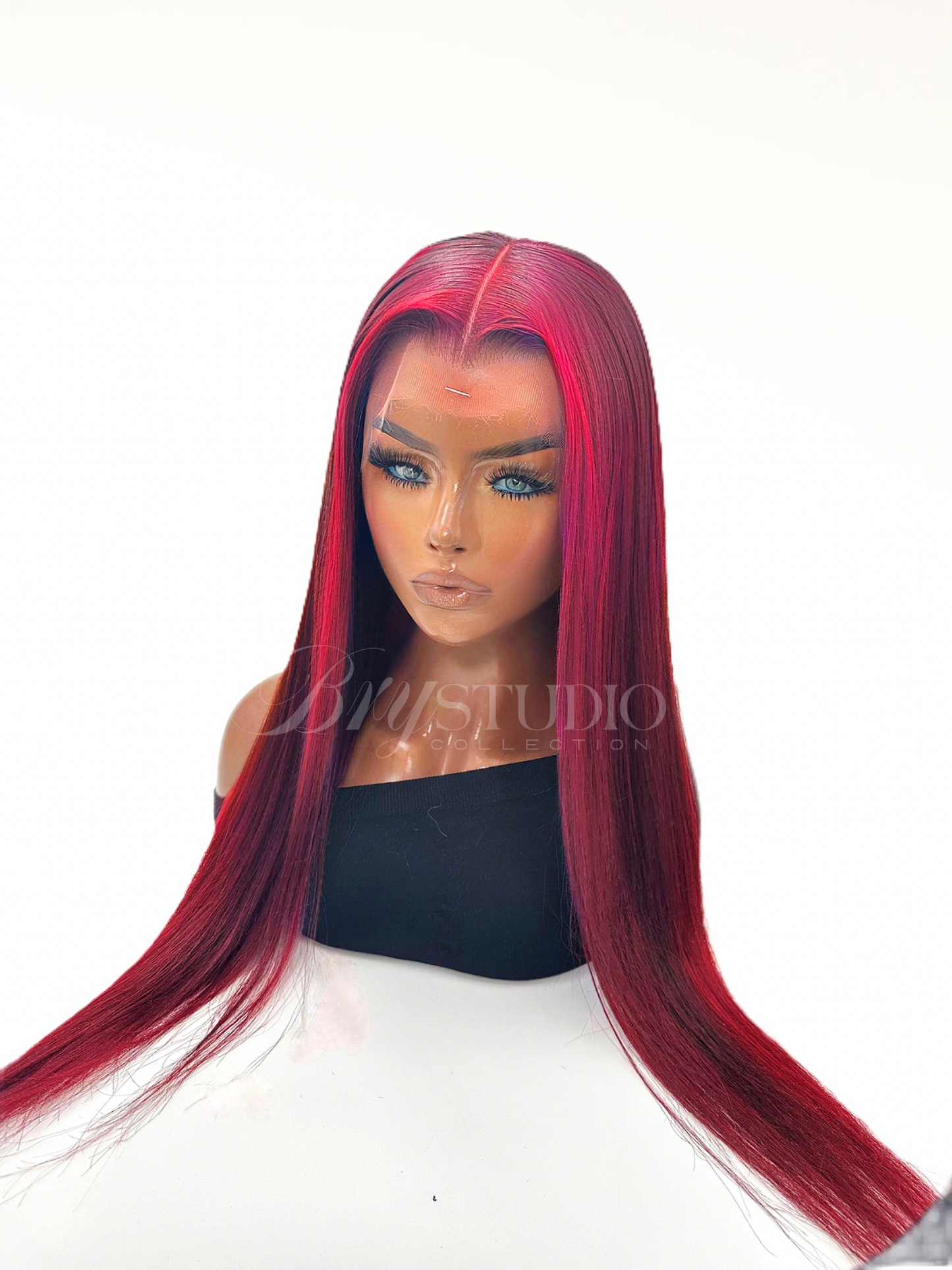HD Frontal wig (ON HAND)RED 28inch 13x4