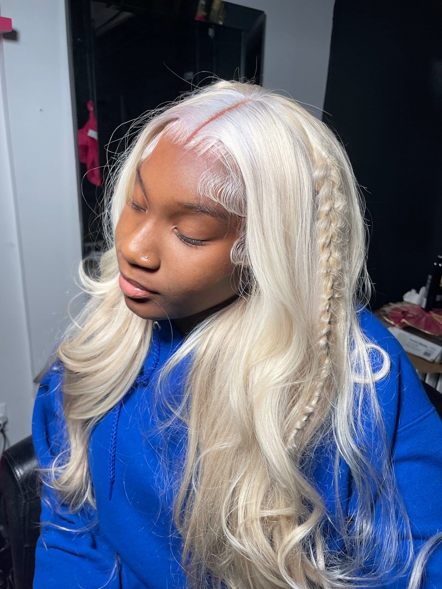 613(BLONDE) FRONTAL WIG HD